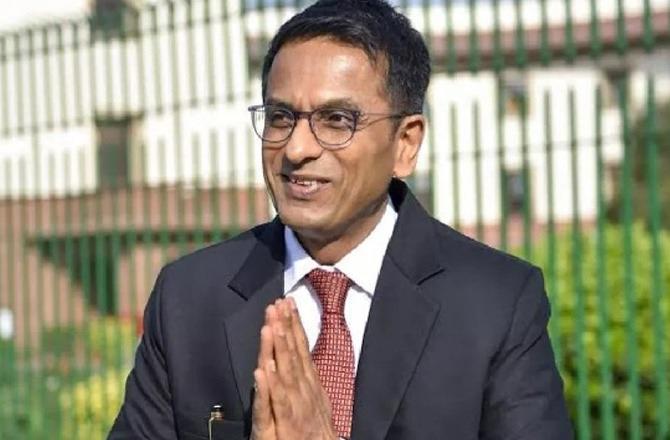 Chief Justice of India DY Chandrachud: Photo: INN
